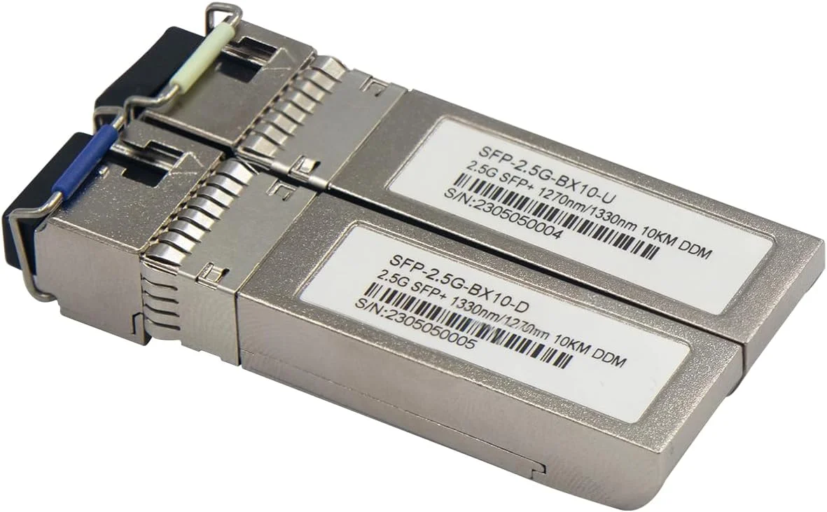 کامپیوتر تک بردی youyeetoo BPI-R3 ماژول SFP+ 2.5G BX10 - 10KM، سرعت 2.5 گیگابیت بر ثانیه، کانکتور LC (یک مجموعه)
