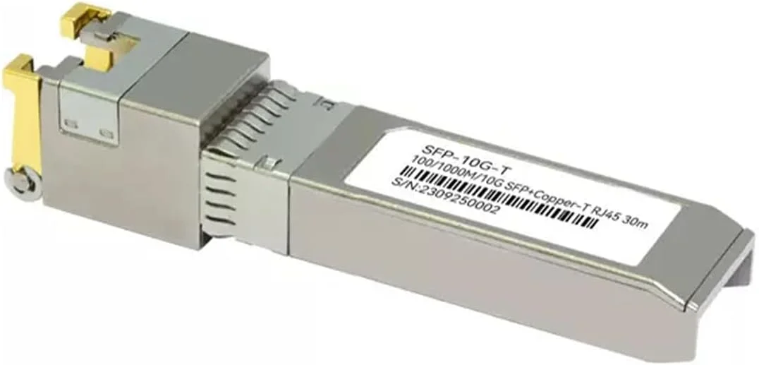 ماژول مسی 10G SFP+ وی‌پان‌دِو برای روتر Banana Pi BPI-R4 OpenWRT، SFP به RJ45، سازگار با پورت آنلاین 10Gbase-T/5Gbase-T/2.5Gbase-T/1000base-T، بسته‌ی 1 عددی (ماژول مسی 10G SFP+)