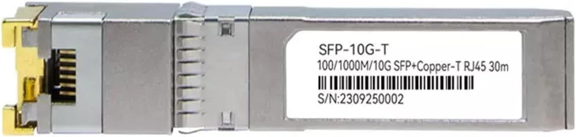 ماژول مسی 10G SFP+ وی‌پان‌دِو برای روتر Banana Pi BPI-R4 OpenWRT، SFP به RJ45، سازگار با پورت آنلاین 10Gbase-T/5Gbase-T/2.5Gbase-T/1000base-T، بسته‌ی 1 عددی (ماژول مسی 10G SFP+)