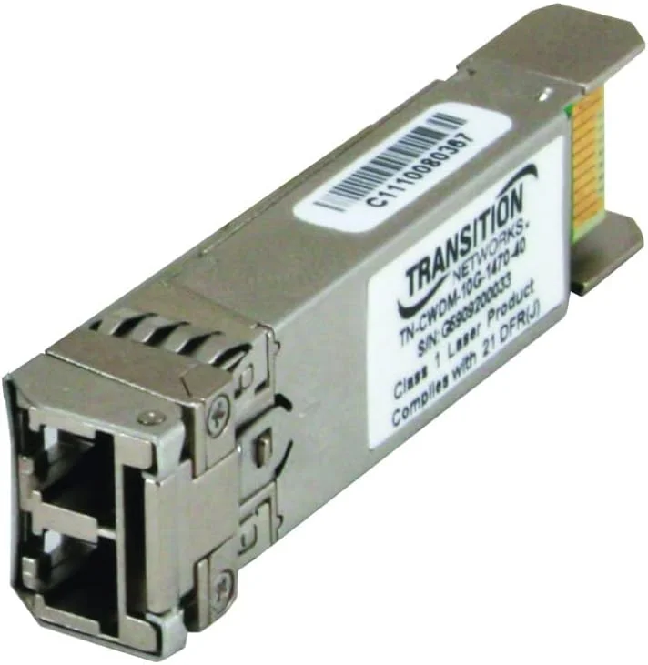 فرستنده-گیرنده TRANSITION NETWORKS 10G Sfp+ Cwdm Sfp 1470 Nm Sm Lc 80KM