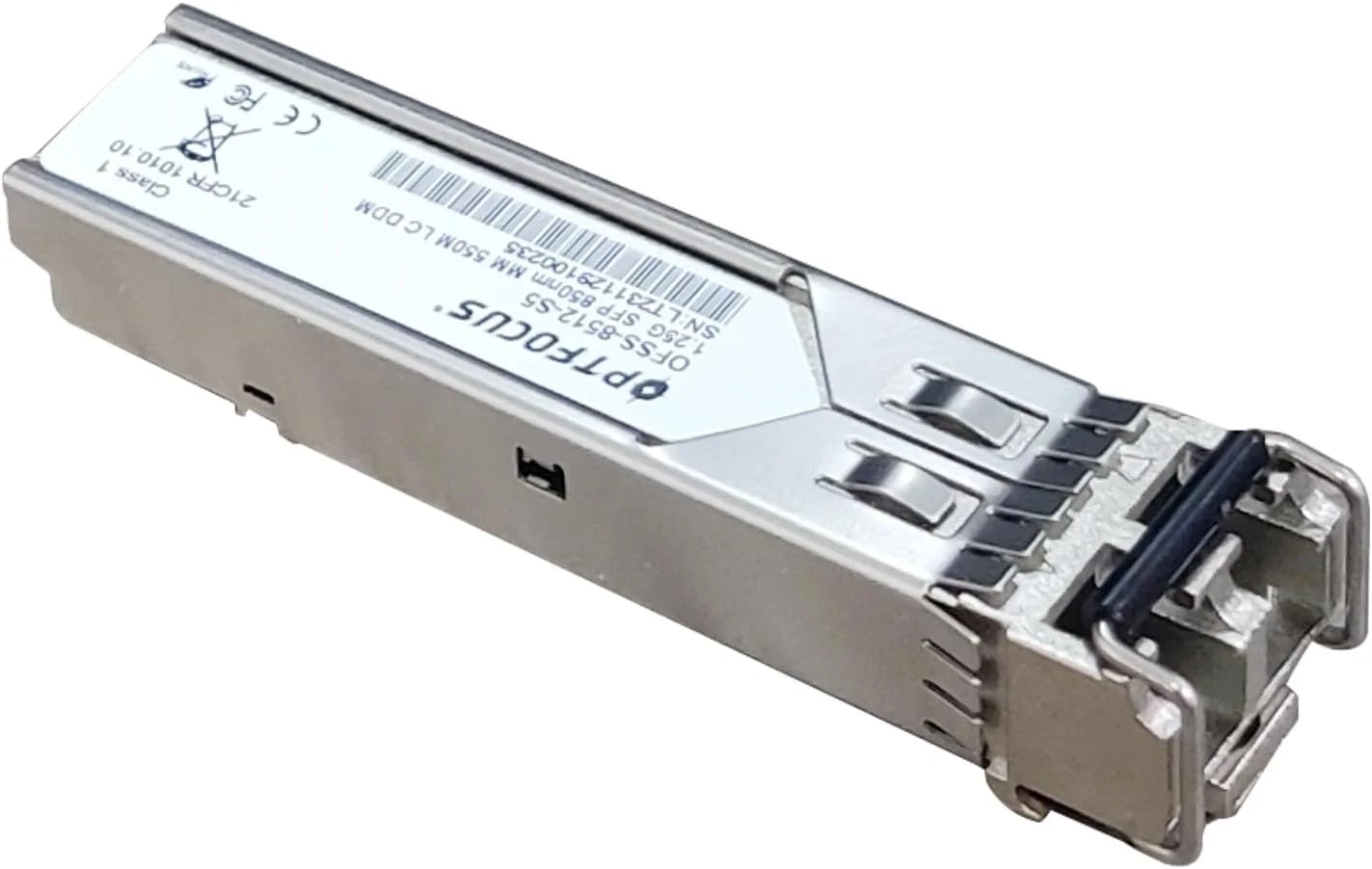 فرستنده و گیرنده SFP تا 550M SFP به LC چند حالته 1.25G فیبر نوری ماژولار برای تجهیزات سیسکو، یوبیکویتی، تی‌پی‌لینک، هوآوی، میکروتیک، نت‌گیر و سوپرمیکرو 850nm DDM…