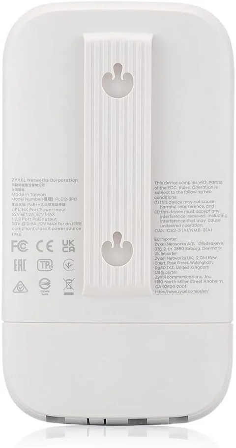 توسعه دهنده PoE گیگابیتی 4 پورت زایکسل | استاندارد IEEE 802.3af/at/bt | 1 پورت 60W ورودی، 3 پورت 30W خروجی | مناسب فضای داخلی و خارجی | ابر Nebula [PoE12-3PD]