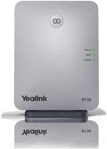 تکرار کننده DECT یالینک RT30، نصب آسان، افزایش دهنده برد با طراحی زیبا، صدای HD، نمایشگر LED، تا 6 تکرار کننده در هر ایستگاه پایه، قابل نصب روی دیوار، سازگار با ایستگاه پایه W60B/W70B/W52