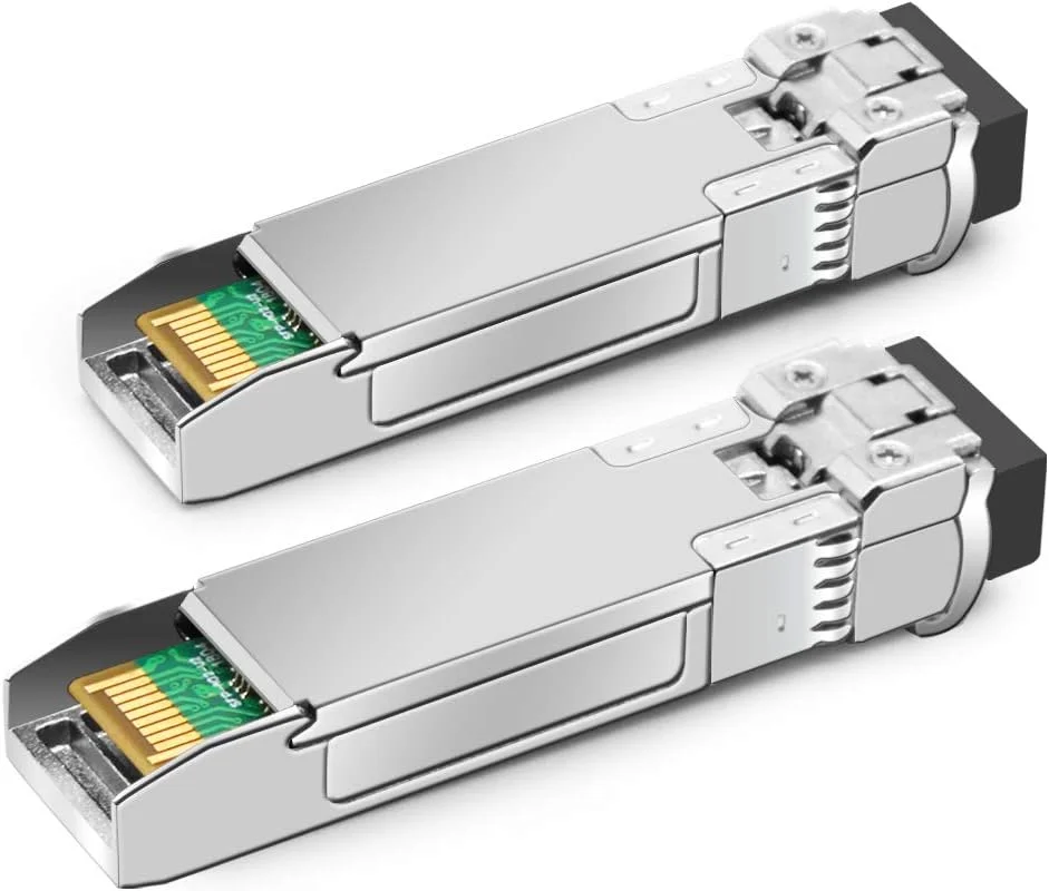 فرستنده و گیرنده 10G SFP+BIDI یک جفت برای Cisco Meraki SFP-10G-BX20U-I Ubiquiti UF-SM-10G-S-1270 MikroTik S+2332LC10D-1270 D-Link Netgear 10GBASE-BIDI SFP+1270nm /1330nm 20km DOM سایر سوئیچ های باز