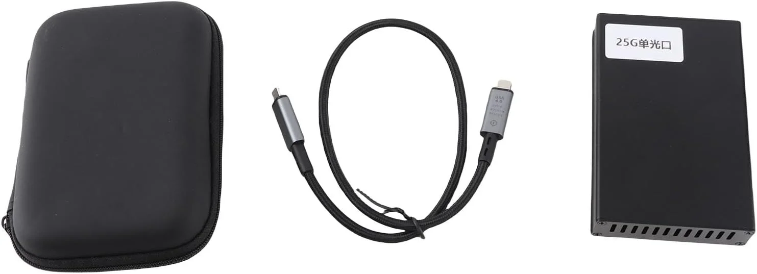 آداپتور 25G تاندربولت 3 به SFP 25 گیگابیتی اترنت، برای آداپتور شبکه تاندربولت 3 به RJ45، برای اتصالات شبکه پرسرعت، سازگار با تاندربولت 3 4 USB4 (تکی)