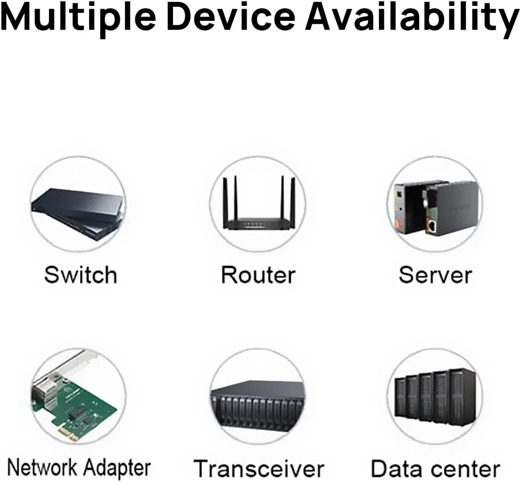 کابل مسی اتصال مستقیم غیرفعال یوبیکیوتی UniFi UC-DAC-SFP+ به طول 2.5 متر (8 فوت) 25GBASE-CU SFP+ DAC Twinax برای سیسکو، مراکی، Fortinet، D-Link