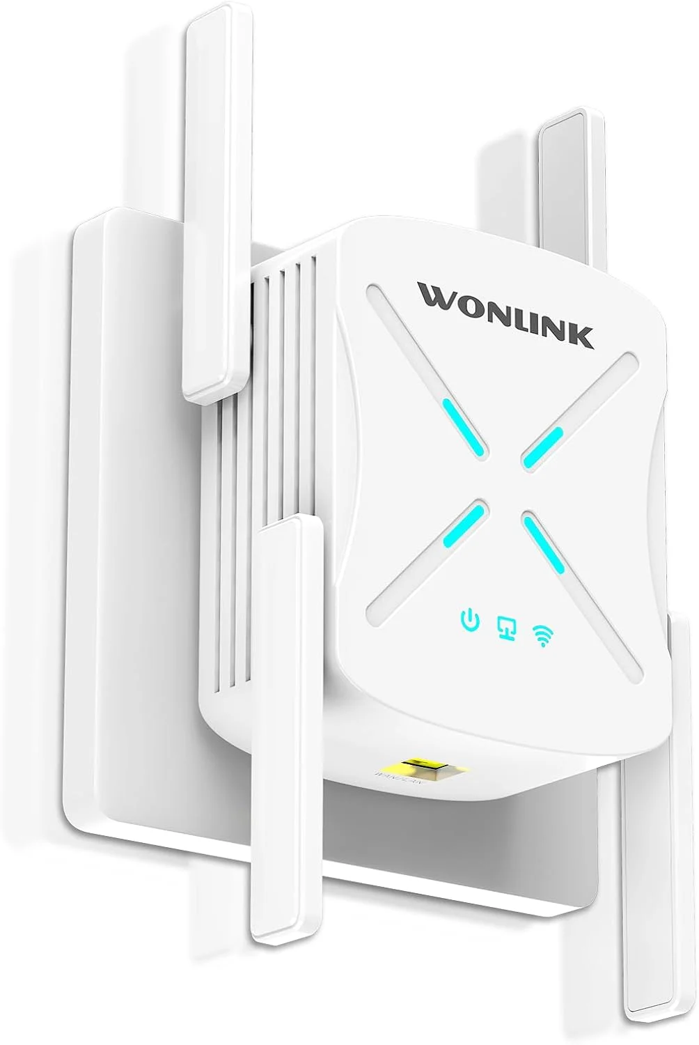 تقویت کننده WiFi مدل NE3602، تقویت کننده سیگنال WiFi 6 با سرعت 1800 مگابیت بر ثانیه WPA3، تکرار کننده WiFi دو بانده 2.4 گیگاهرتز و 5.8 گیگاهرتز، پوشش کامل 360 درجه تا (10000 فوت مربع) و پشتیبانی از 35 دستگاه، تقویت کننده WiFi 802.11ax