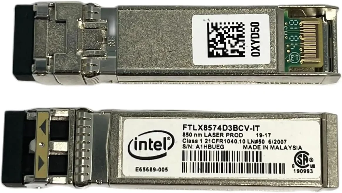 ماژول فیبر نوری FTLX8574D3BCV-IT 10GB FC SFP+ 850nm DELL 0XYD50 XYD50