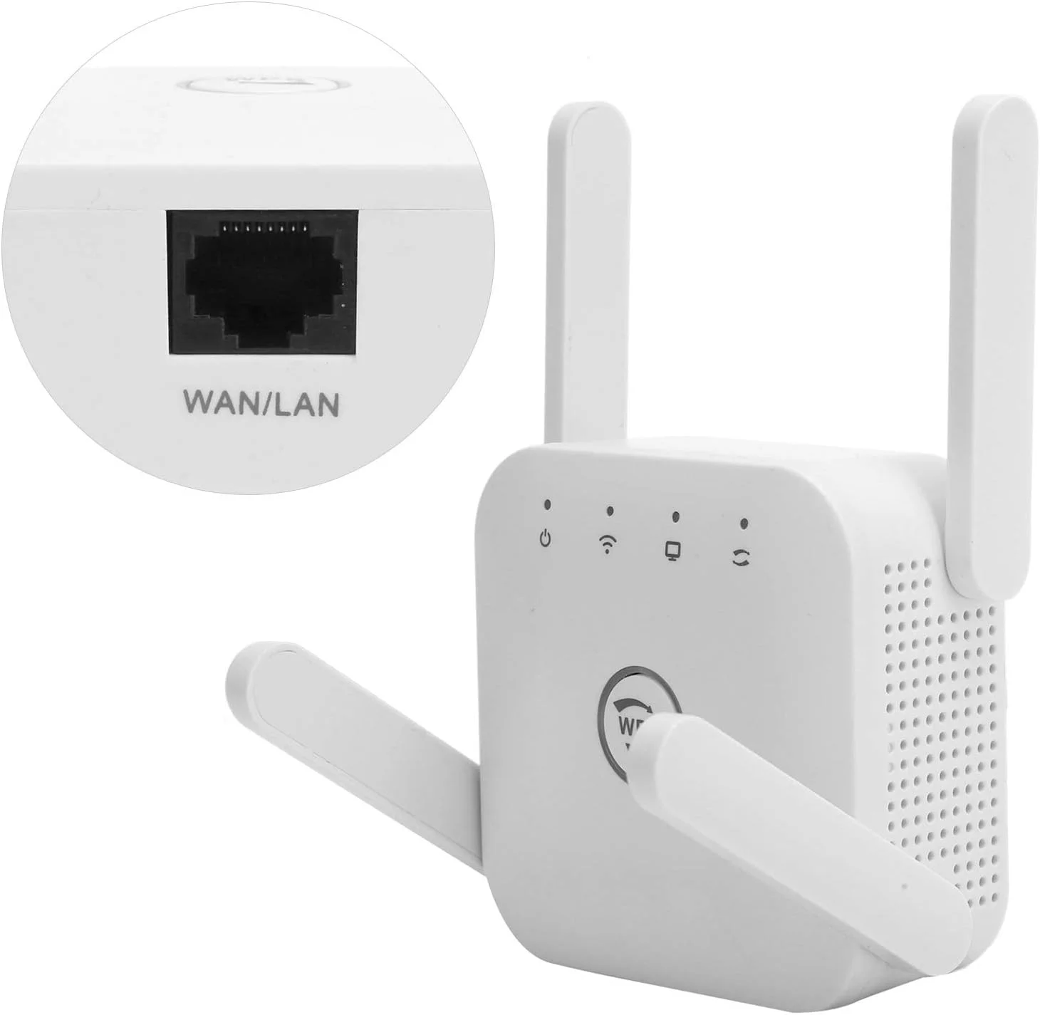 تکرار کننده، تقویت کننده 300 مگابیت در ثانیه، توسعه دهنده پوشش گسترده، تکرار کننده شبکه اینترنت (دوشاخه آمریکایی)