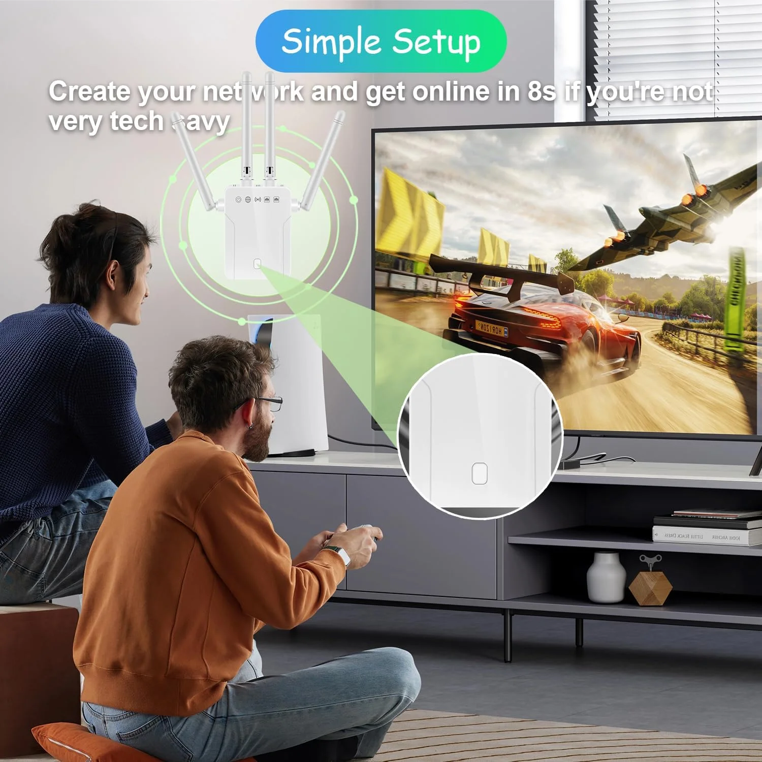 تقویت کننده سیگنال وای فای برای خانه: توسعه دهنده برد بلند اینترنت پوشش دهنده 15+ دستگاه و 999+ فوت مربع