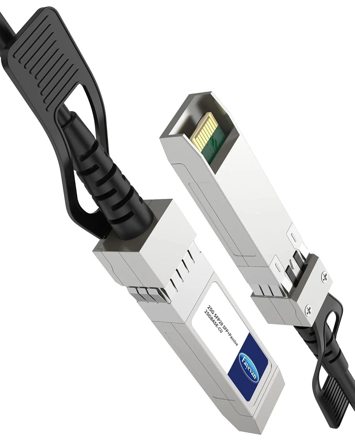 کابل مسی Twinax DAC پسیو SFP28 با سرعت 25Gb/s سازگار با SFP-H25G-CU3M کابل مسی Twinax DAC پسیو SFP28 با سرعت 25Gb/s سازگار با SFP-H25G-CU3M