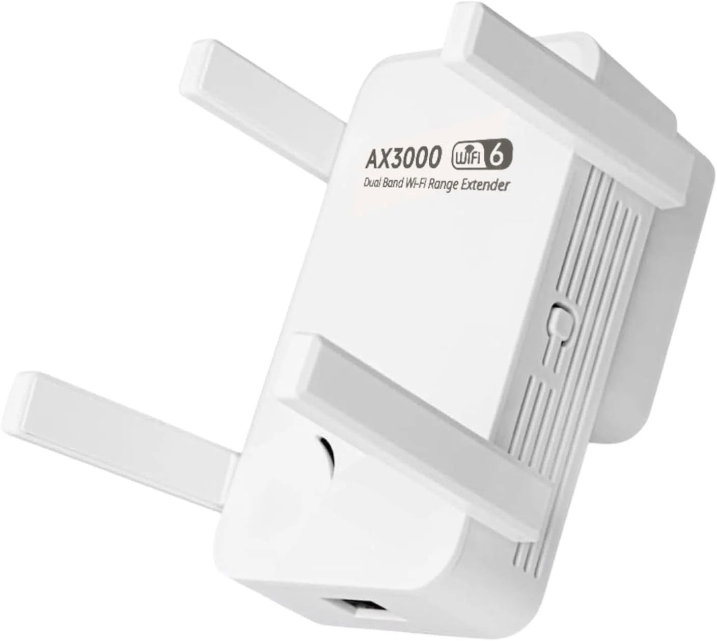 تقویت کننده وای فای 6 AX3000 مدل 2025 – دو بانده (2.4 گیگاهرتز و 5.8 گیگاهرتز)، تقویت کننده وای فای پرسرعت با پورت گیگابیتی اترنت، حالت اکسس پوینت، بدون نیاز به اپلیکیشن، پوشش دهی طولانی، نصب سریع و آسان