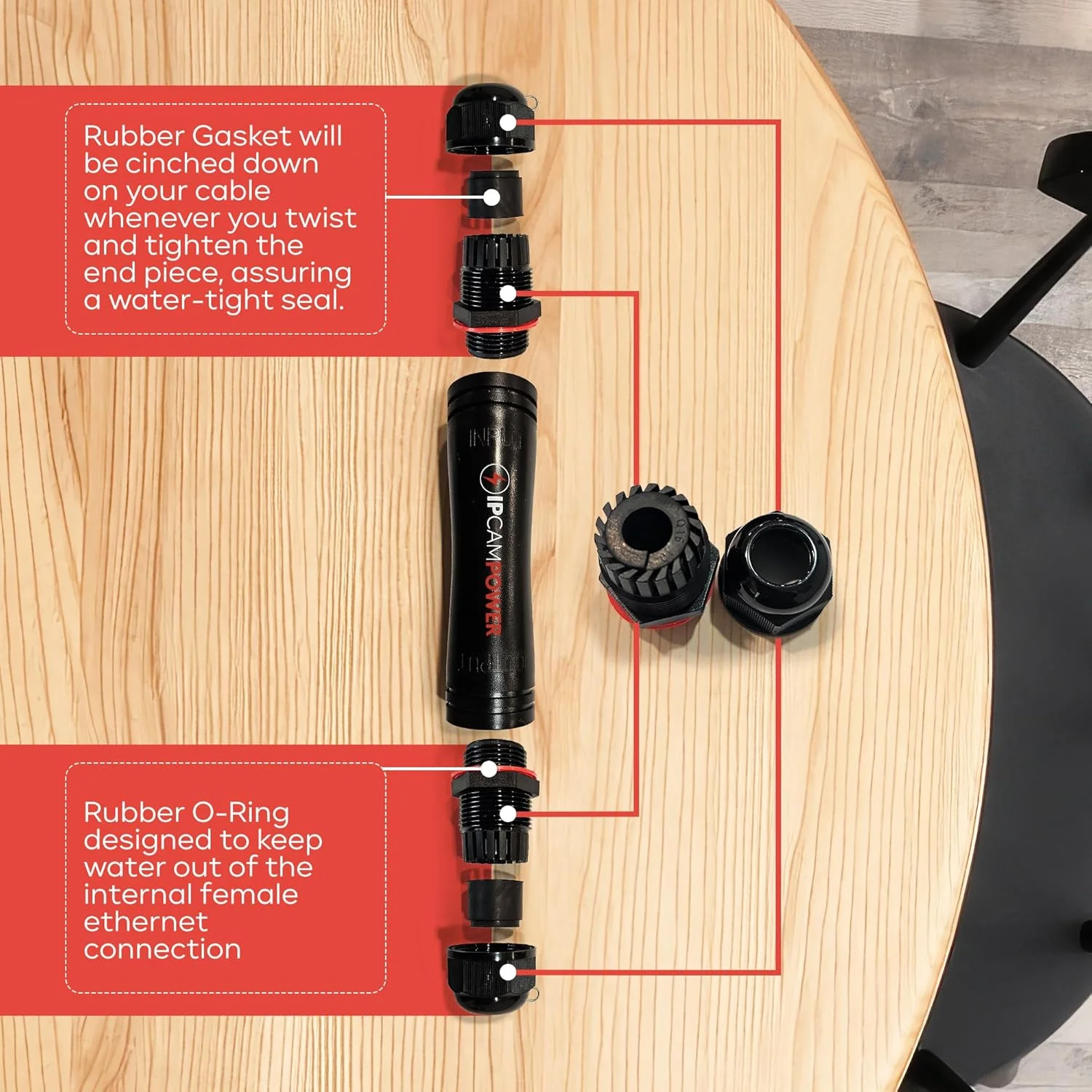 تکرار کننده POE ضد آب برای دوربین های مداربسته IP، تکرار کننده اترنت ضد آب IP67، افزایش طول کابل های CAT5e و CAT6 تا 800 متر، iEEE 802.3af/at/bt