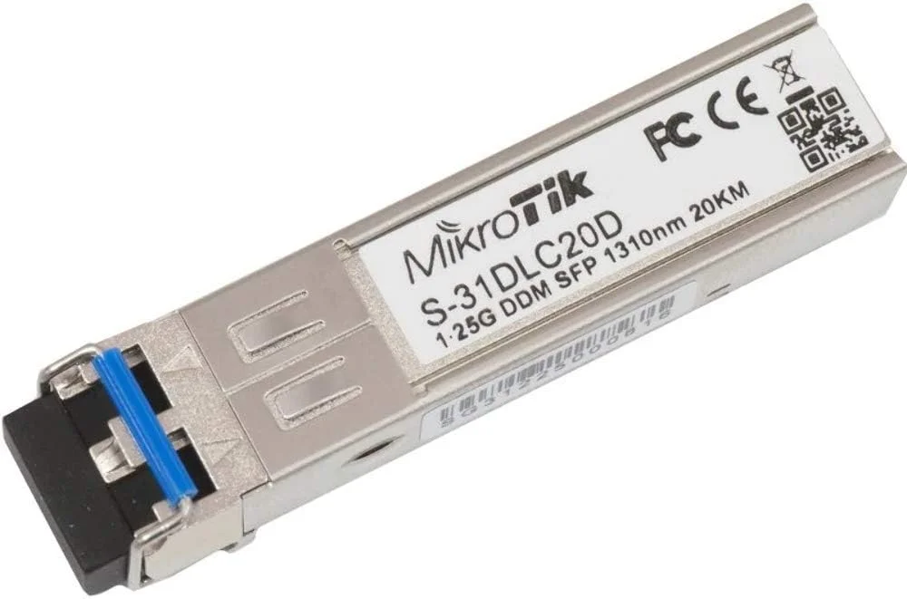 فرستنده و گیرنده SFP میکروتیک 1.25G 1310nm 20km تک حالته