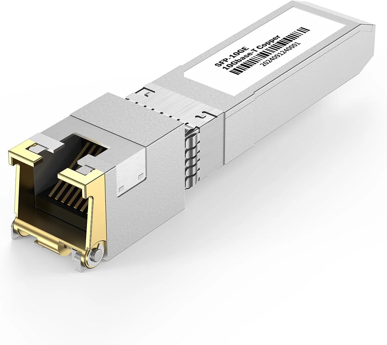 ماژول فرستنده و گیرنده 10Gb SFP+ به RJ-45 تا 30 متر، فرستنده و گیرنده اترنت مسی 10 گیگابیتی SFP+ CAT6a سازگار با 5Gb/ 2.5Gb/ 1Gb، [تک بسته]
