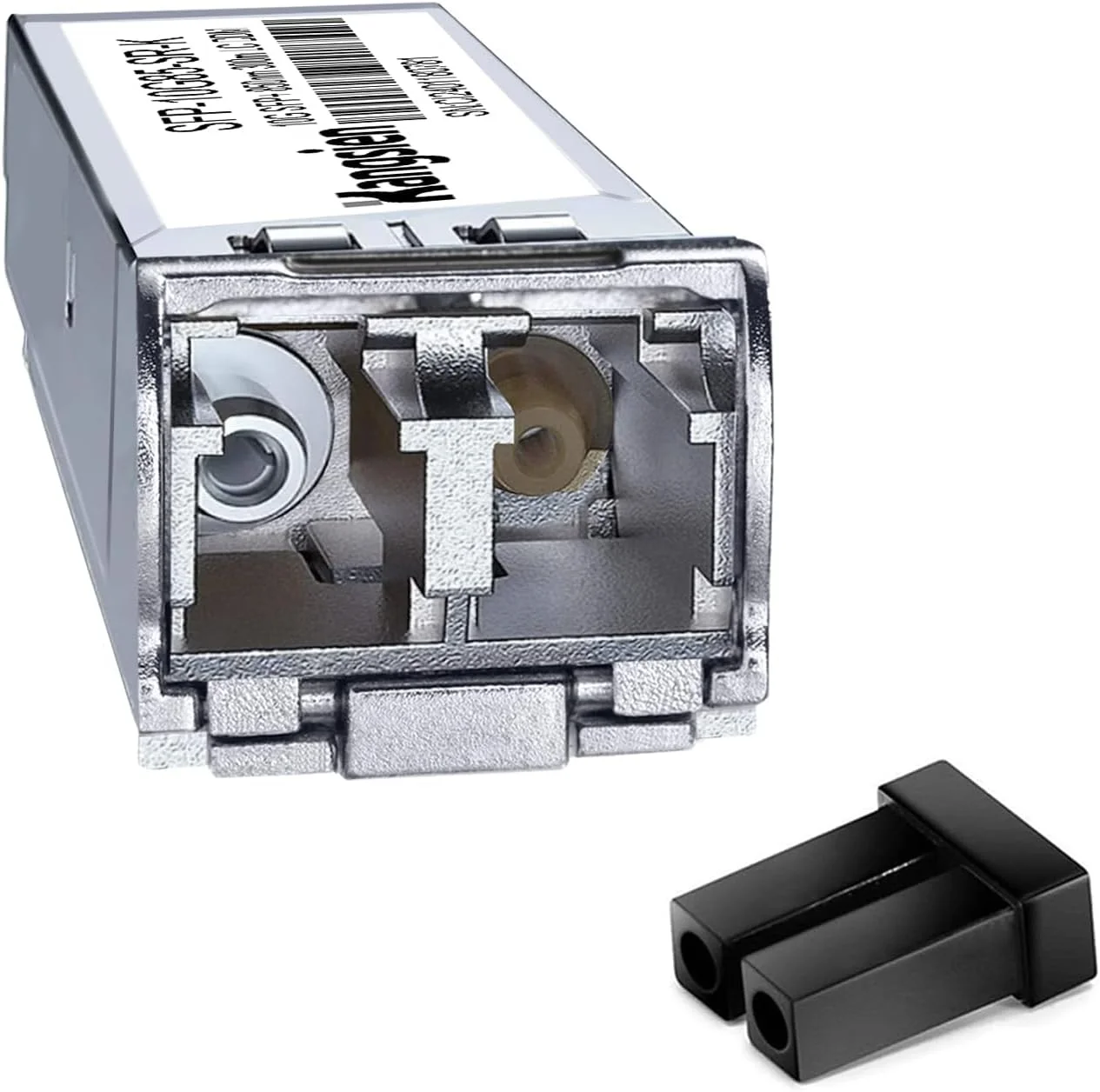 ماژول SFP+ LC چند حالته 10G، فرستنده و گیرنده فیبر 10GBase-SR، 10G 850nm MMF تا 300 متر، سازگار با سیسکو، یوبیکویتی، میکروتیک، دی-لینک، نت گیر، Qnap، لینکسیس و غیره (بسته 4 عددی)