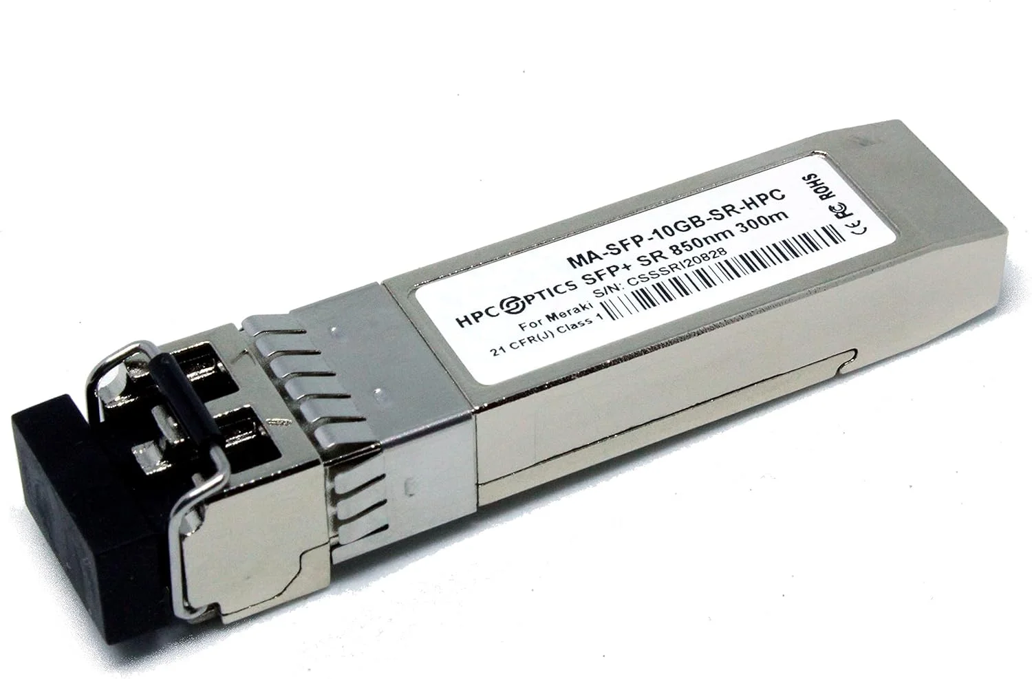 فرستنده و گیرنده سازگار با Meraki MA-SFP-10GB-SR 10GBASE-SR SFP+ | 10G SR MMF 850nm MA-SFP-10GB-SR-HPC