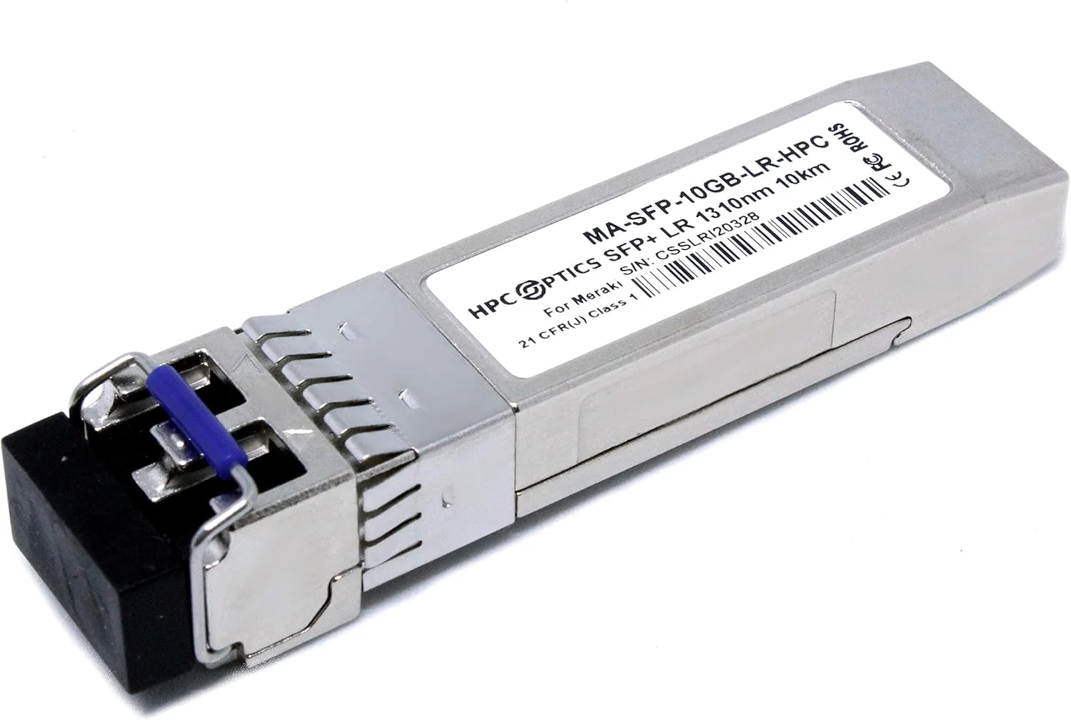 فرستنده و گیرنده نوری سازگار با Meraki MA-SFP-10GB-LR 10GBASE-LR SFP+ | 10G-LR SMF 1310nm MA-SFP-10GB-LR-HPC