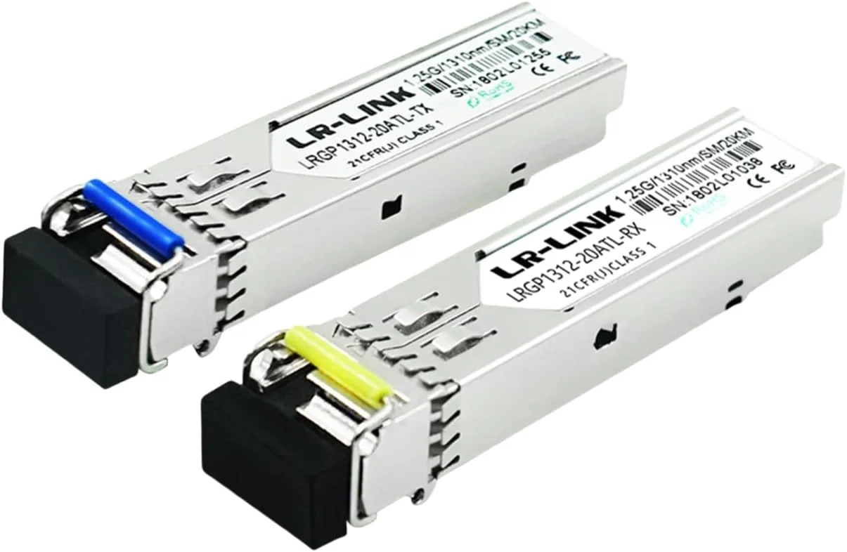 LRXP1310-10ATL (TX/RX) یک جفت ماژول فرستنده و گیرنده اترنت یک طرفه 10GbE SFP+ فیبر SMF فرستنده و گیرنده 1310 نانومتر 10 کیلومتر