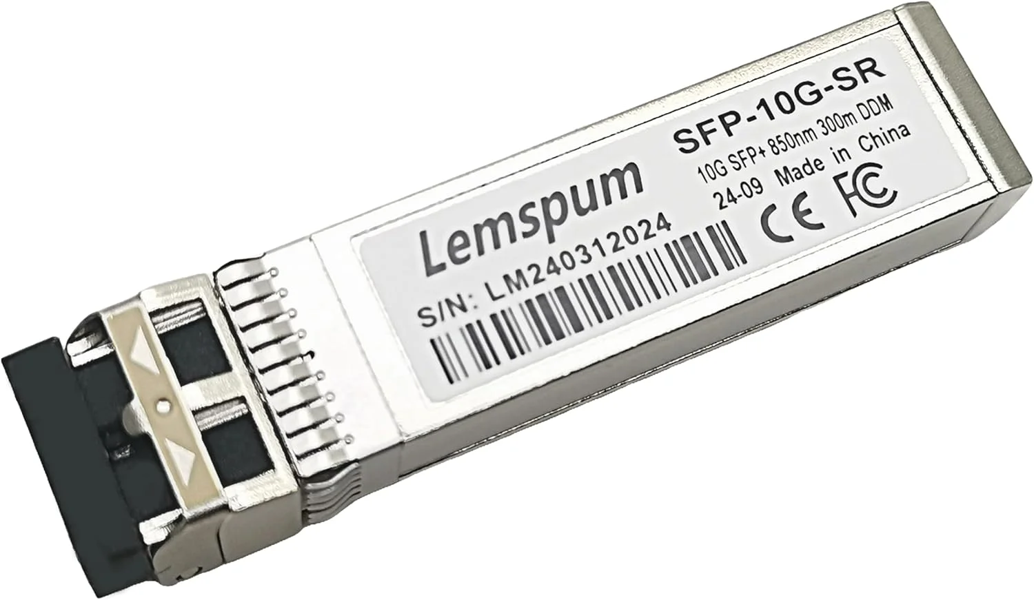 دو عدد ماژول فیبر نوری 10G Multimode SFP+ 850nm 300m Duplex LC/UPC MMF سازگار با Ubiquiti UniFi UF-MM-10G, Cisco SFP-10G-SR, TP-Link, Arista, Netgear, Mikrotik, Linksys