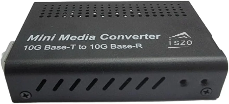 مبدل رسانه ای 10G، SFP به RJ45، مبدل فیبر به اترنت، مبدل رسانه ای اترنت 10G Base-T SFP+، انطباقی 1G/2.5G/5G/10G، پشتیبانی از XGS-PON Stick was-110، MINI-SFPMC10G