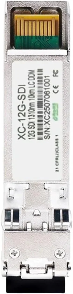 ماژول فرستنده و گیرنده فیبر دوگانه پرسرعت SFP 12G-SDI/SD-SDI برای ویدئوهای 4K - سازگار با BMD Yellowbrick (20KM 5 عدد)