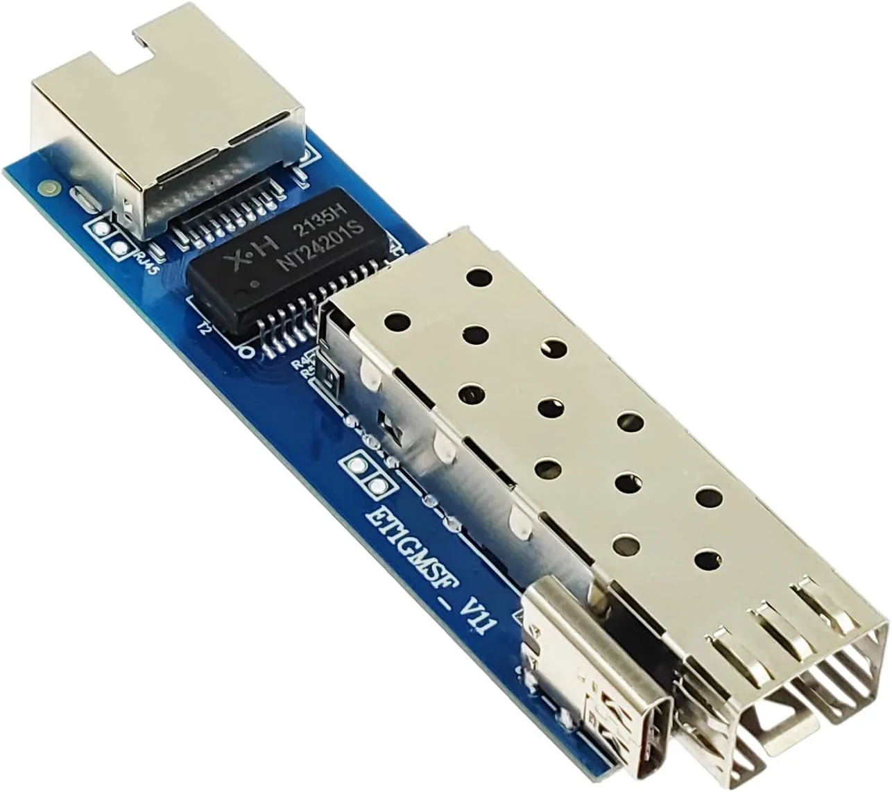 برد مدار چاپی ۱۰ عددی – مبدل رسانه فیبر نوری مینی گیگابیتی SFP، برد مدار چاپی ۱۰ عددی، سایز کوچک، فوق فشرده، اترنت IP مسی به فیبر نوری ۱۰/۱۰۰/۱۰۰۰ مگابیت بر ثانیه