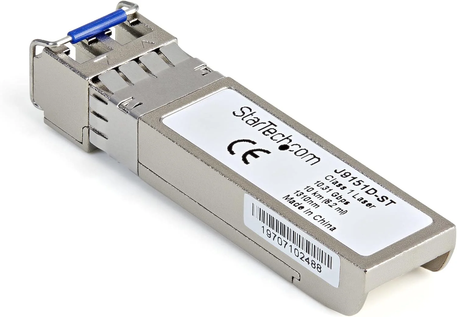 ماژول SFP+ سازگار StarTech.com HPE J9151D - 10GBASE-LR - فرستنده و گیرنده فیبر نوری تک حالته (SMF) 10GbE - اترنت گیگابیتی 10GE SFP+ - LC 10km - 1310nm - DDM HPE 2540, 2920, 2930M (J9151D-ST)