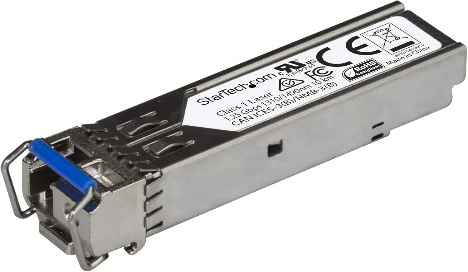 ماژول SFP سازگار با Juniper SFP-GE10KT13R15 از StarTech.com - 1000BASE-BX-U - فیبر BiDi اترنت گیگابیتی تک رشته SFP - LC 10km (SFPGE10KT3R5)