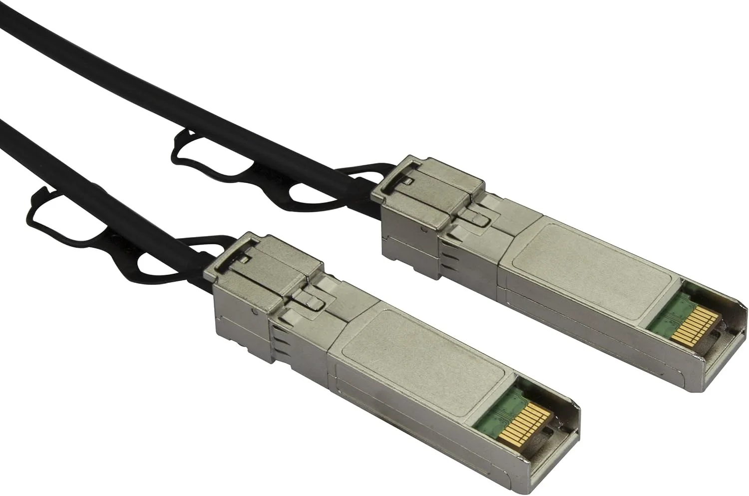 کابل اتصال مستقیم Twinax SFP+ سازگار با Juniper EX-SFP-10GE-DAC-3M از StarTech.com - کابل مسی 10GbE SFP+ DAC با توان پایین و سرعت 10 گیگابیت بر ثانیه - ماژول Mini GBIC/فرستنده گیرنده غیرفعال DAC (EXSFP10GEDA3) طول 3 متر
