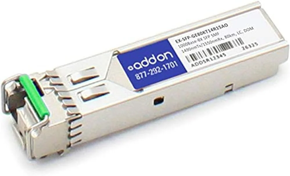 فرستنده و گیرنده AddOn Sfp Juniper سازگار 1000Base-Bx Taa