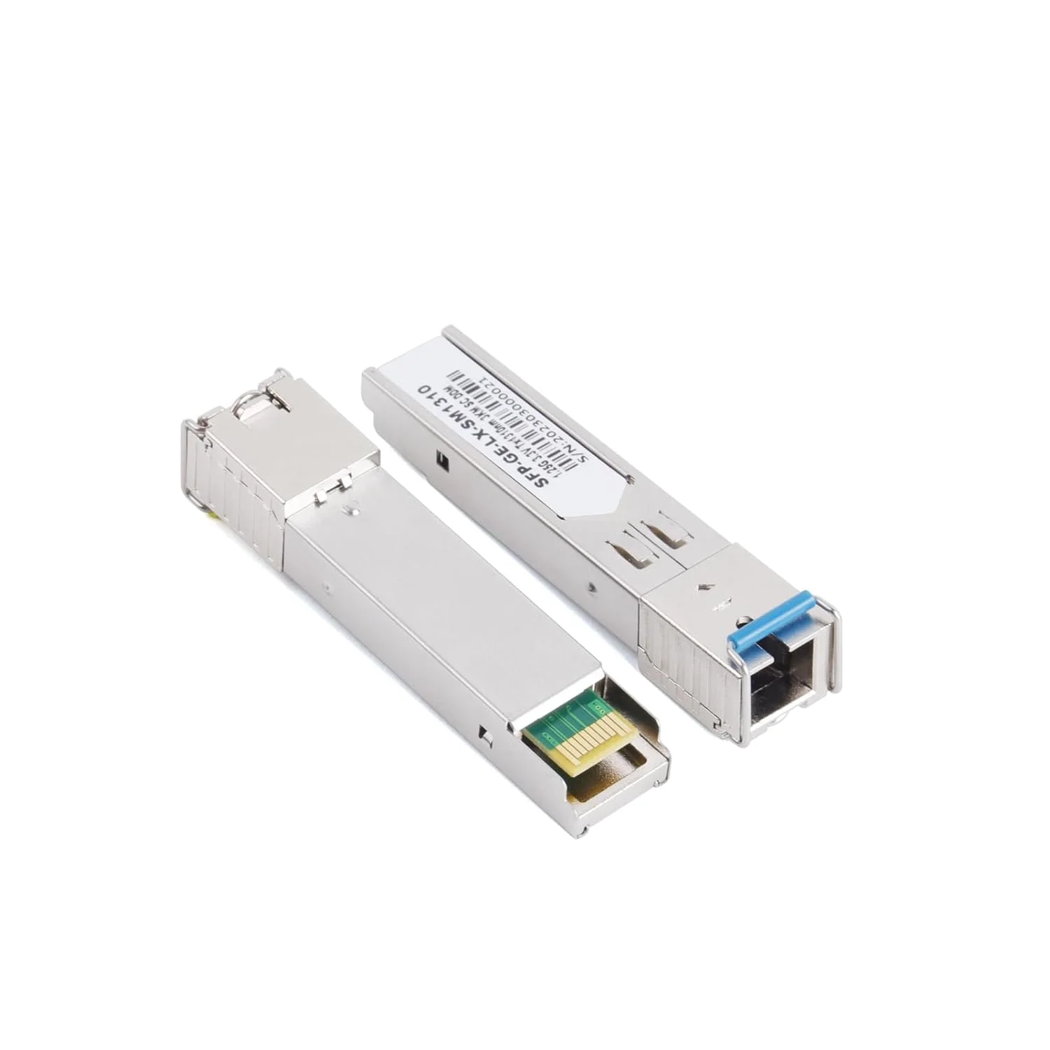 ماژول فیبر SFP گیگابیتی - 1000M, 1.25G، کانکتور SC، حالت تکی 1310nm/1490nm/1550nm AB مناسب برای سوئیچ اترنت (1 جفت، 120KM)
