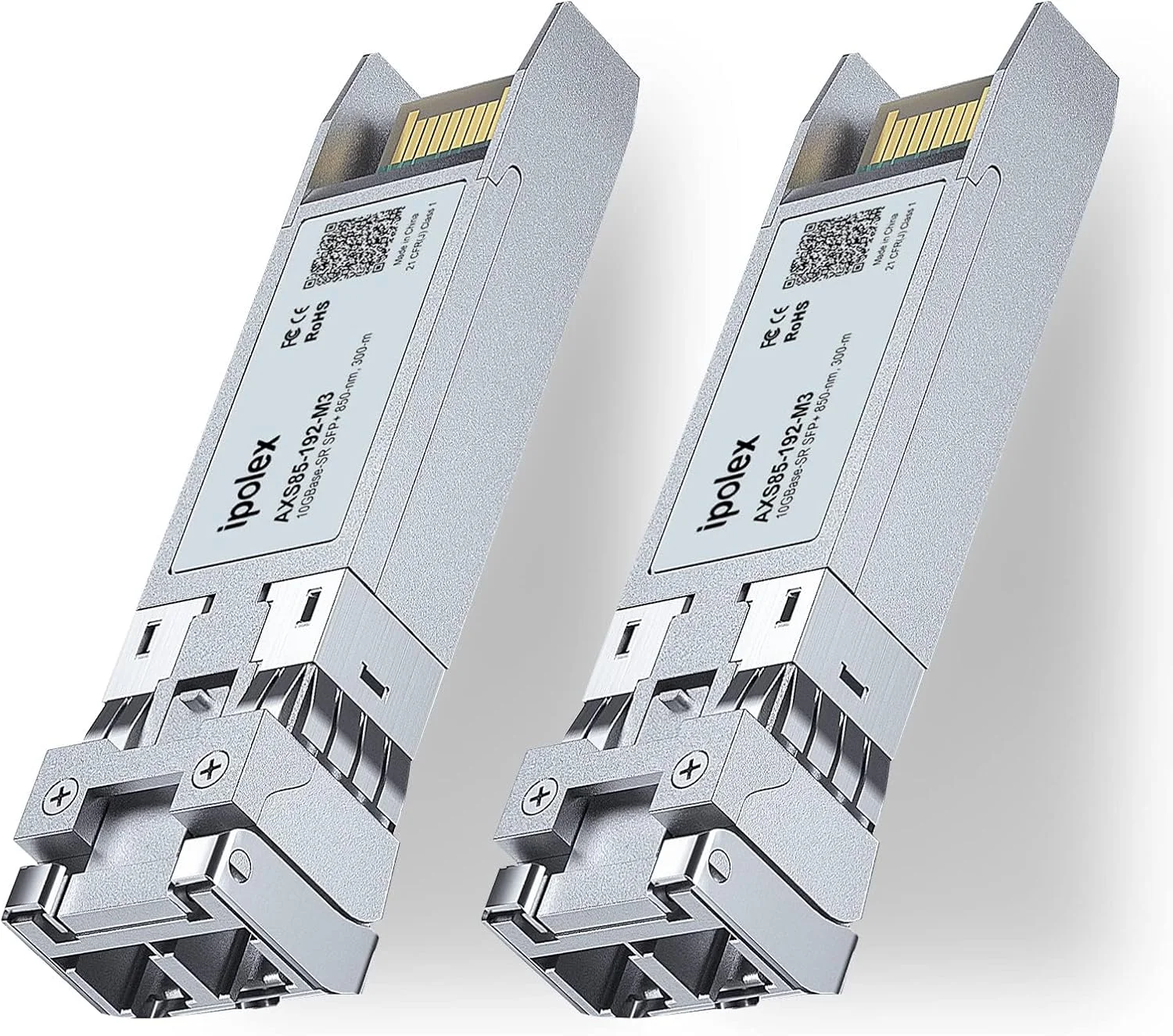 فرستنده و گیرنده 10GBase-SR SFP+، فرستنده و گیرنده Multimode LC SFP+ 850nm و 1.25/2.5/5/10G SFP+ به RJ45