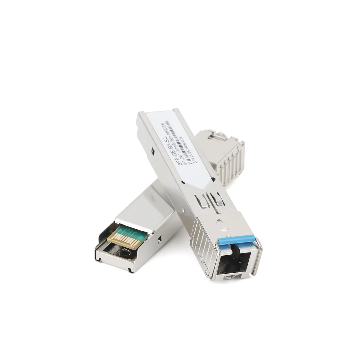 ماژول فیبر SFP گیگابیتی - 1000M, 1.25G، کانکتور SC، حالت تکی 1310nm/1490nm/1550nm AB مناسب برای سوئیچ اترنت (1 جفت، 120KM)