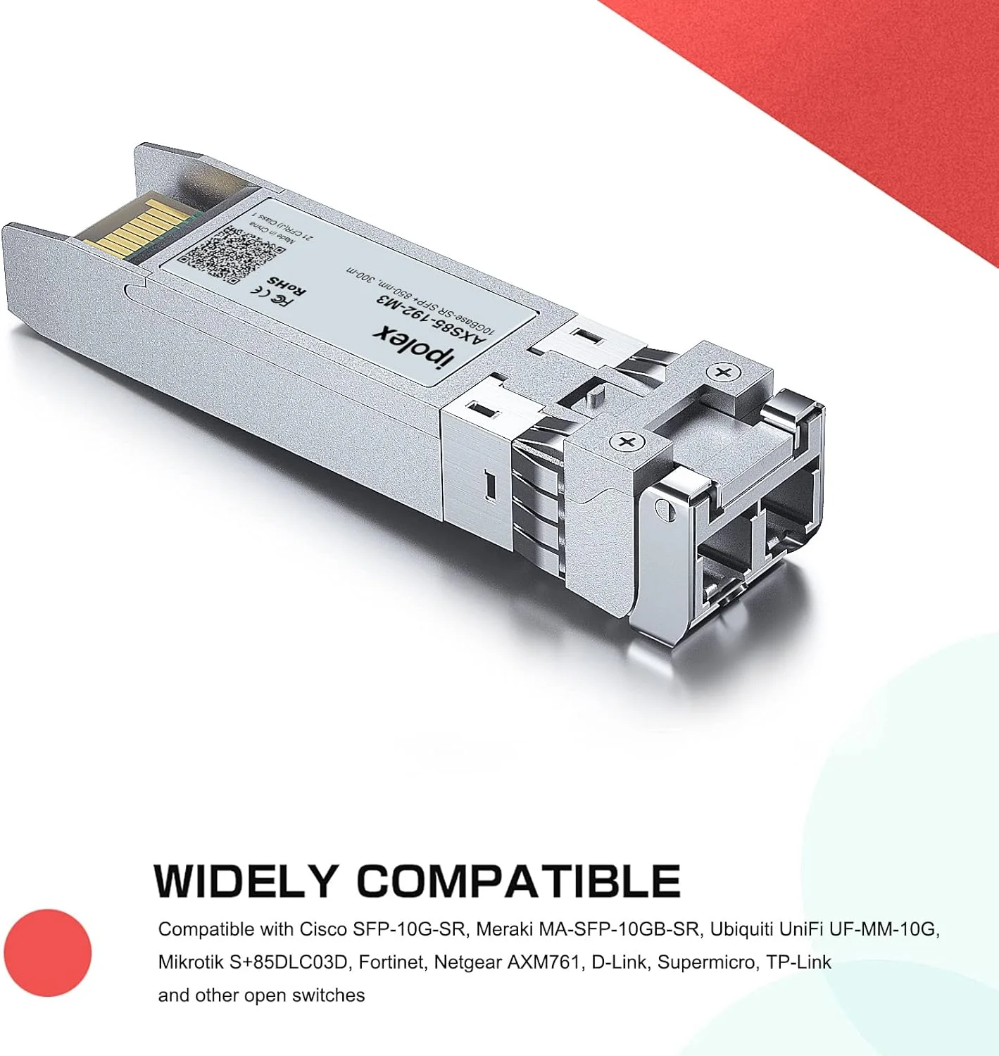 فرستنده و گیرنده 10GBase-SR SFP+، فرستنده و گیرنده Multimode LC SFP+ 850nm و 1.25/2.5/5/10G SFP+ به RJ45