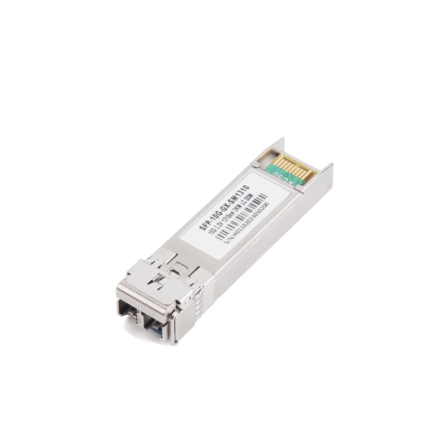 ماژول فیبر SFP - تک حالته، 10G، 850nm/1310nm/1550nm، اتصال دهنده 2×LC مناسب برای سوئیچ اترنت (5PCS, 80KM 1550nm)