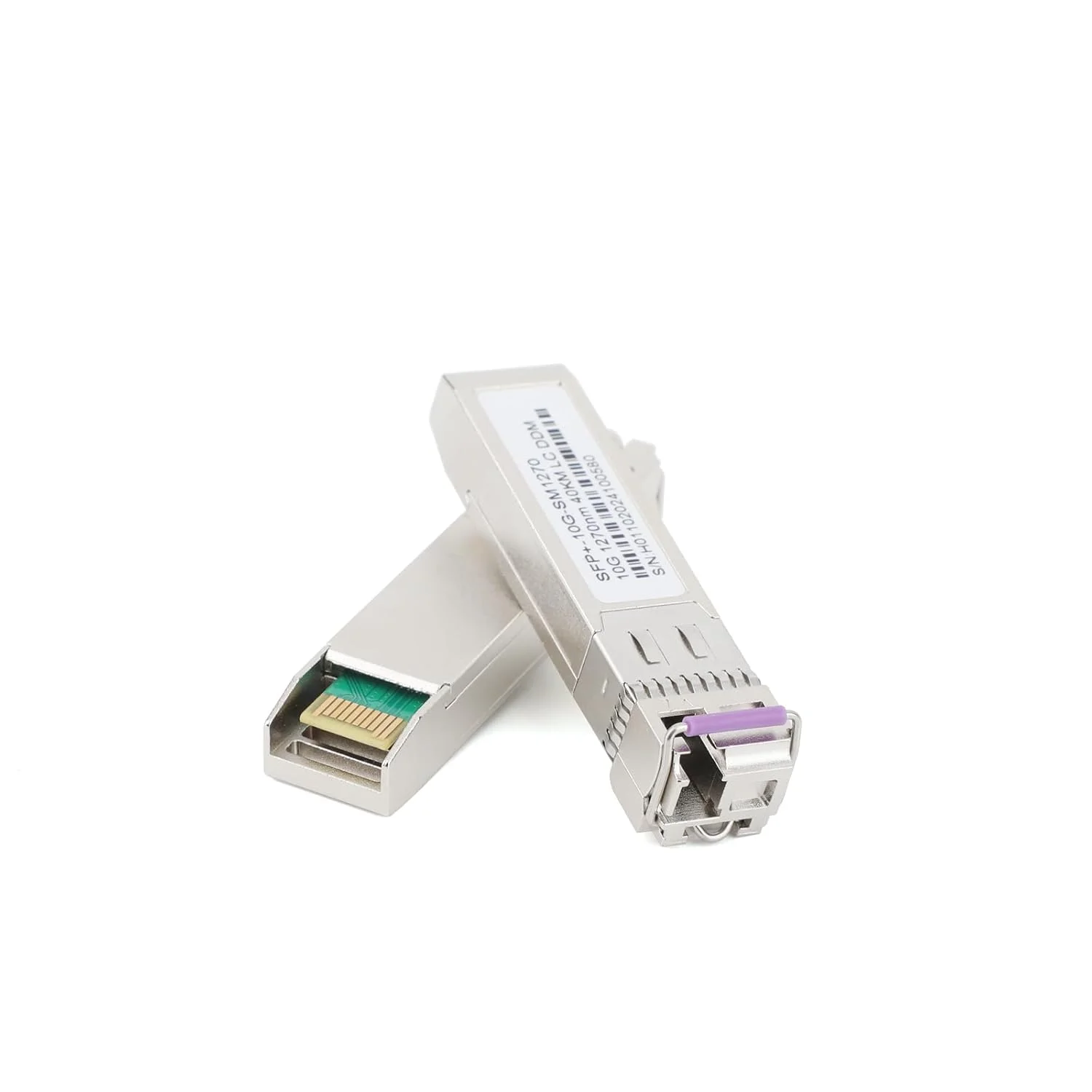 ماژول فیبر نوری گیگابیتی SFP - 10KM/20KM/40KM، 10G، کانکتور LC، تک حالته 1270nm/1330nm AB مناسب برای سوئیچ اترنت (1 جفت، 40KM)