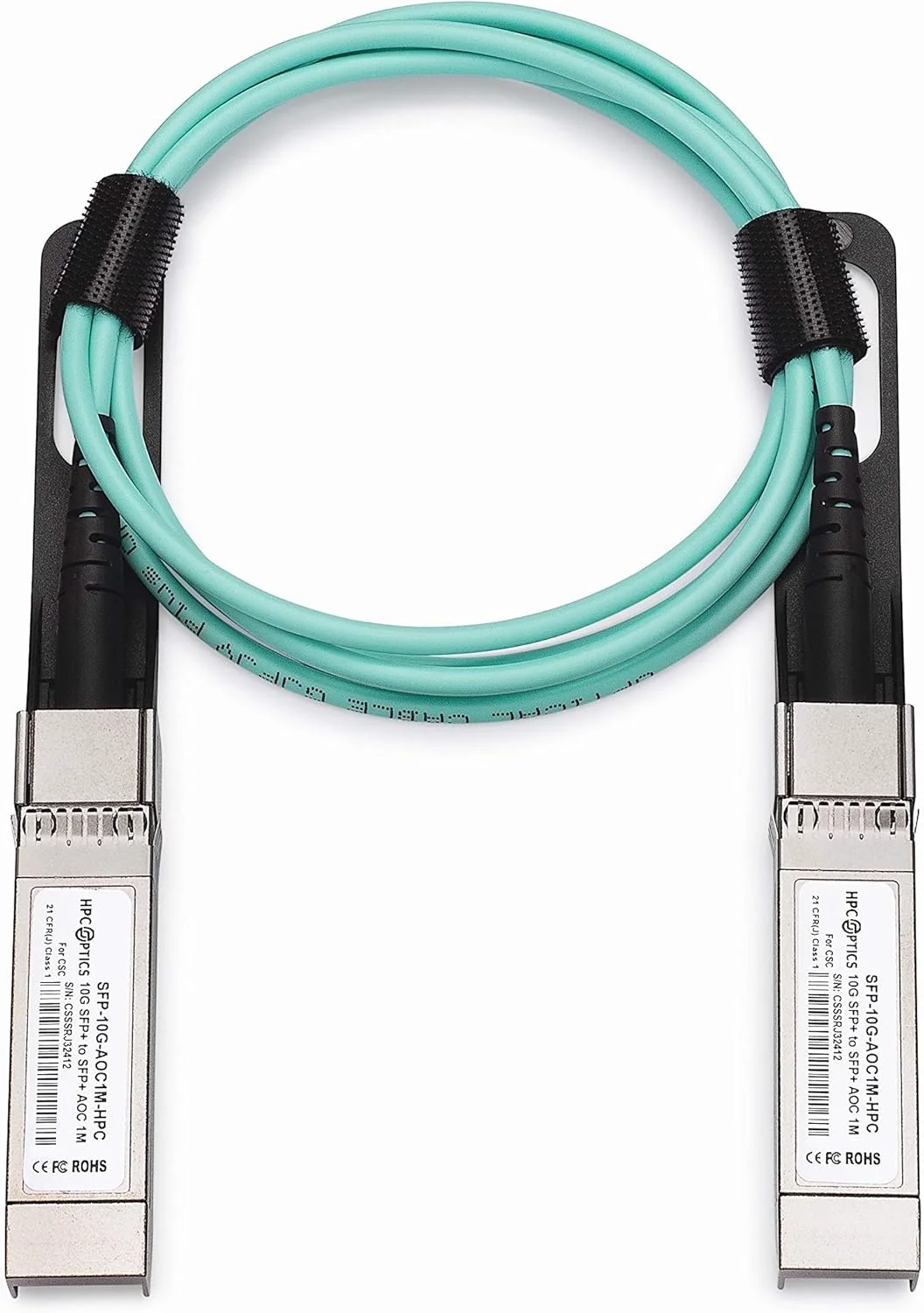 کابل فیبر نوری فعال 10 متری SFP+ به SFP+ سازگار با Supermicro CBL-SFP+AOC-10M