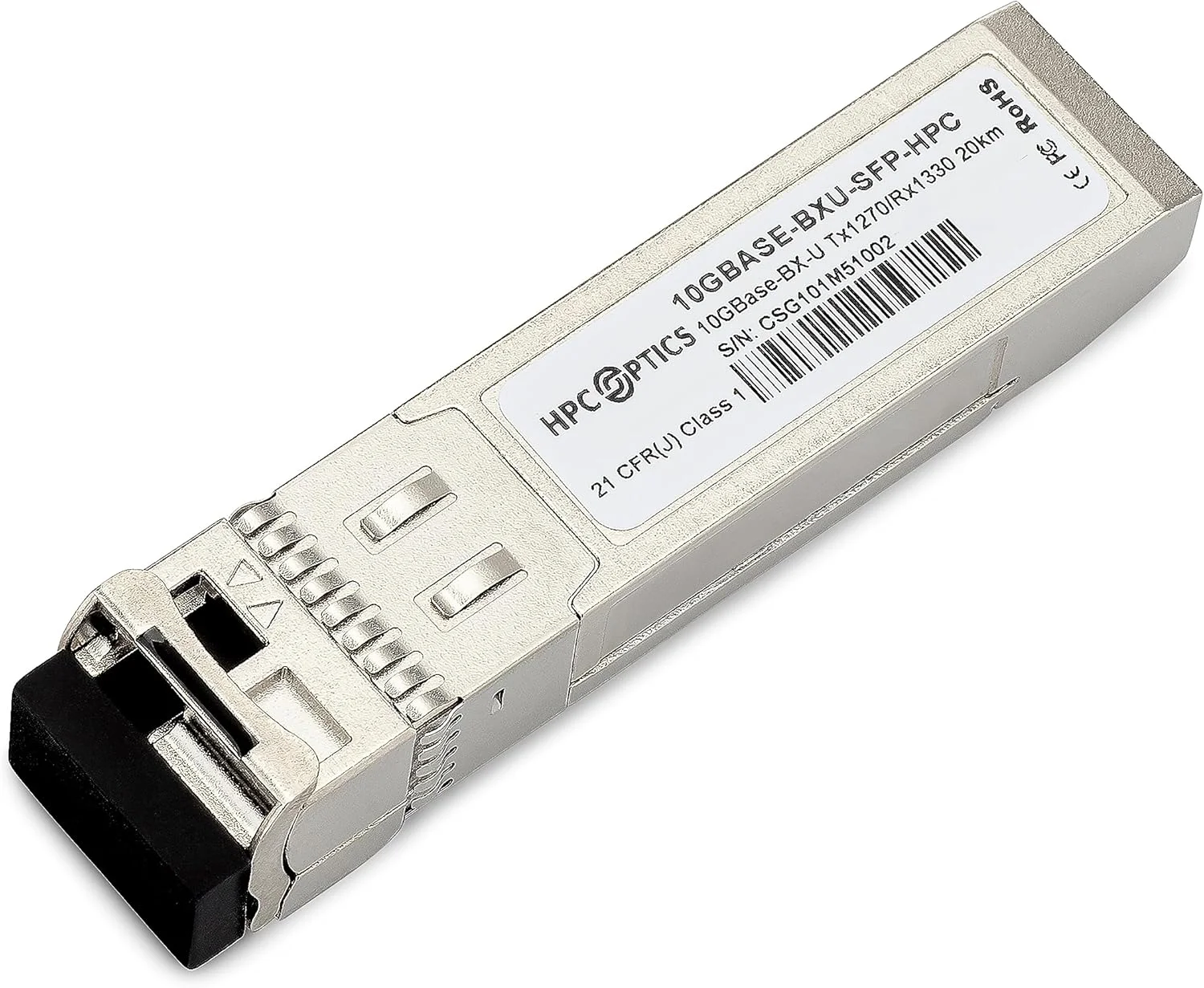 فرستنده و گیرنده نوری دو طرفه +SFP سازگار با Dell EMC SFP-10G-BX10-U 10GBASE-BX-U | 10G BIDI 1270/1330 10km SFP-10G-BX10-U-HPC