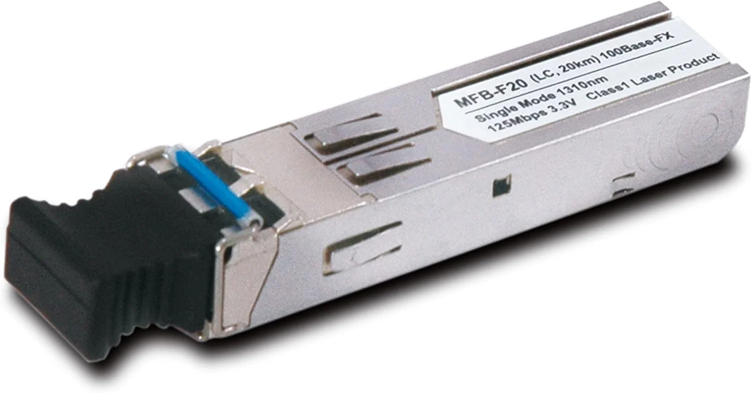فرستنده و گیرنده PLANET TECHNOLOGY MFB-F20 SFP/Mini Gbic 100Base-FX (1310 نانومتر) - فیبر تک حالته 20 کیلومتر