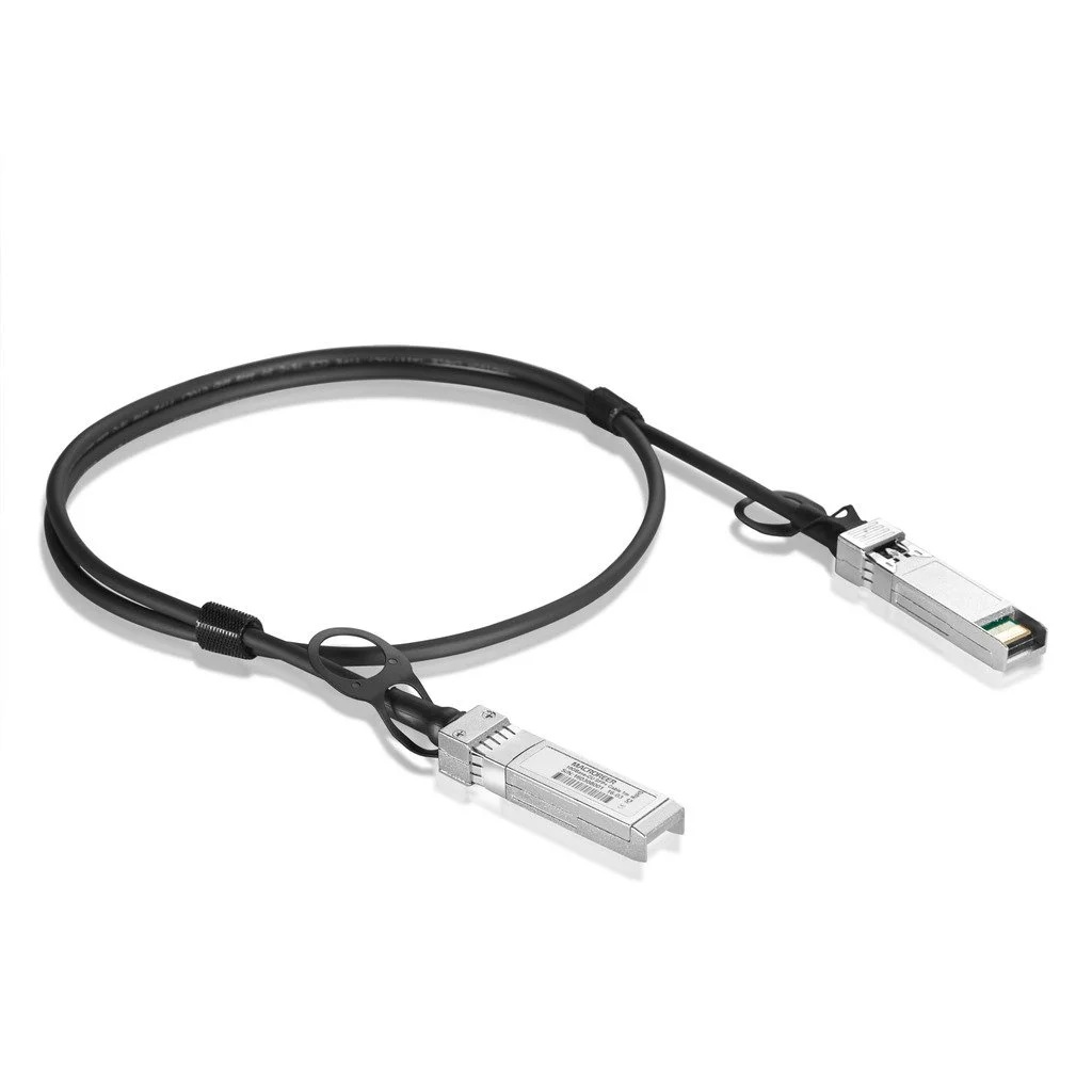 کابل مسی اتصال مستقیم 10G SFP+ DAC Twinax، کابل SFP مسی اتصال مستقیم پسیو، سازگار با Dell (Force10) CBL-10GSFP-DAC-2M، 2 متری، کابل شبکه اترنت