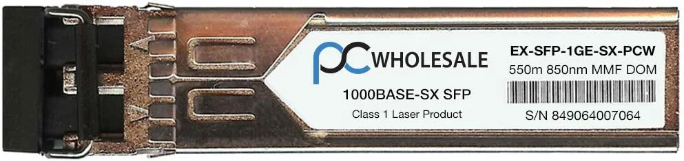 EX-SFP-1GE-SX اورجینال Juniper Networks | فیبر چند حالته | اتصال LC | 1000Base-SX | SFP | 850 نانومتر. قابلیت مقیاس‌بندی، سفارشی‌سازی و ارتقاء دستگاه‌های موجود، همواره یک ارزش افزوده اصلی در خط تولید Juniper بوده است. این میراث با دستگاه‌های ورودی/خروجی فیبر نوری SFP استاندارد Juniper ادامه دارد. این دستگاه‌ها نه تنها پس از خرید اولیه قابل افزودن هستند، بلکه می‌توانند در یک محیط "استفاده ترکیبی" از SFPهای تک حالته/چند حالته مستقر شوند و یک راه حل انعطاف‌پذیر و قابل تنظیم برای پاسخگویی به خواسته‌های زیرساخت‌های IT در حال رشد و تغییر امروزی ارائه دهند. این SFPهای اورجینال Juniper SFP-1GE-SX با قابلیت تعویض سریع، قابلیت‌های اتصال گیگابیتی را در بسیاری از سوئیچ‌ها، روترها و لود بالانسرهای Juniper فراهم می‌کنند. این SFPها، یا دستگاه‌های Small Form-factor Pluggable، از فیبر 50/125، 62.5/125 و فیبر 50/125 (OM3) بهینه شده با لیزر پشتیبانی می‌کنند و امکان اتصال یا uplink سوئیچ‌ها و سایر دستگاه‌های Juniper را فراهم می‌کنند. این انعطاف‌پذیری به کاربران این امکان را می‌دهد که از کابل‌های موجود در فواصل حداکثر 550 متر بر روی 50/125، 220 متر بر روی 62.5/125 و 1 کیلومتر بر روی کابل‌های فیبر 50/125 OM3 استفاده کنند. با انتقال گیگابیتی فول دوبلکس، این SFPهای Juniper یک راه حل ایده آل برای اتصال دستگاه‌های پرسرعت نه تنها در همان کابینت، بلکه دستگاه‌ها در طبقات مختلف و در سراسر نصب هستند. مشخصات سریع: فرم فاکتور SFP اورجینال Juniper Networks، فیبر چند حالته