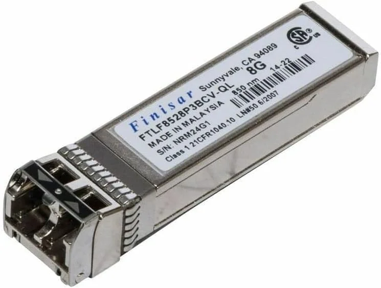 فرستنده و گیرنده 8 گیگابایتی Finisar Shortwave 850NM SFP+ 150 متری مدل FTLF8528P3BCV-QL