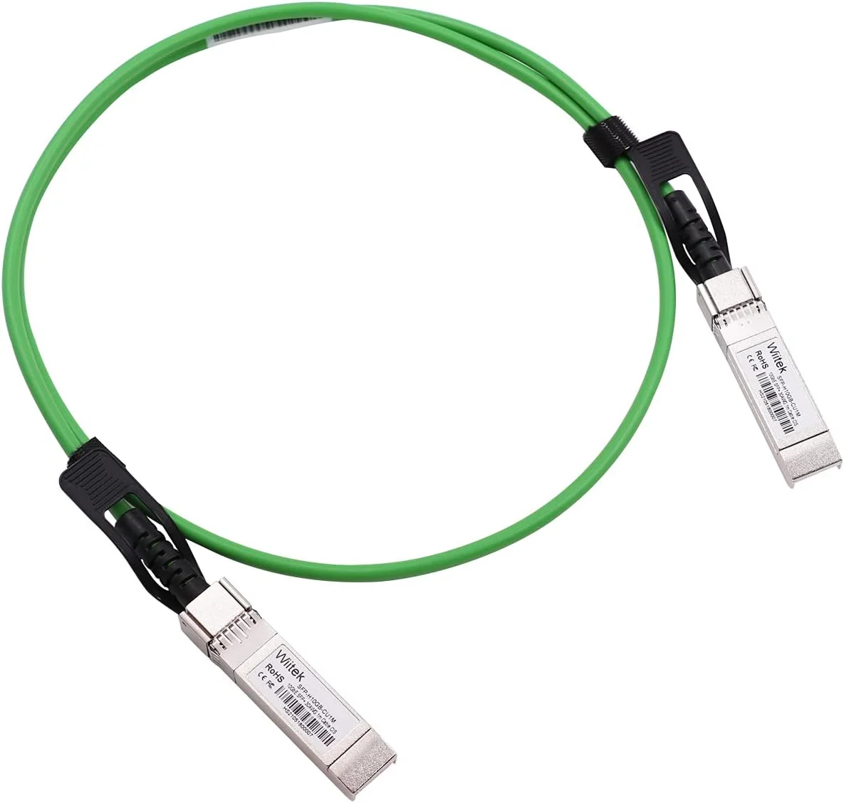 کابل +SFP DAC یک متری، کابل شبکه ذخیره سازی +SFP 10 گیگابایتی، کابل سوییچ اترنت مسی، سازگار با سیسکو SFP-H10GB-CU1M، یوبیکویتی، دی-لینک، جونیپر، هواوی، ملانوکس، میکروتیک، نت گیر، سوپرمیکرو