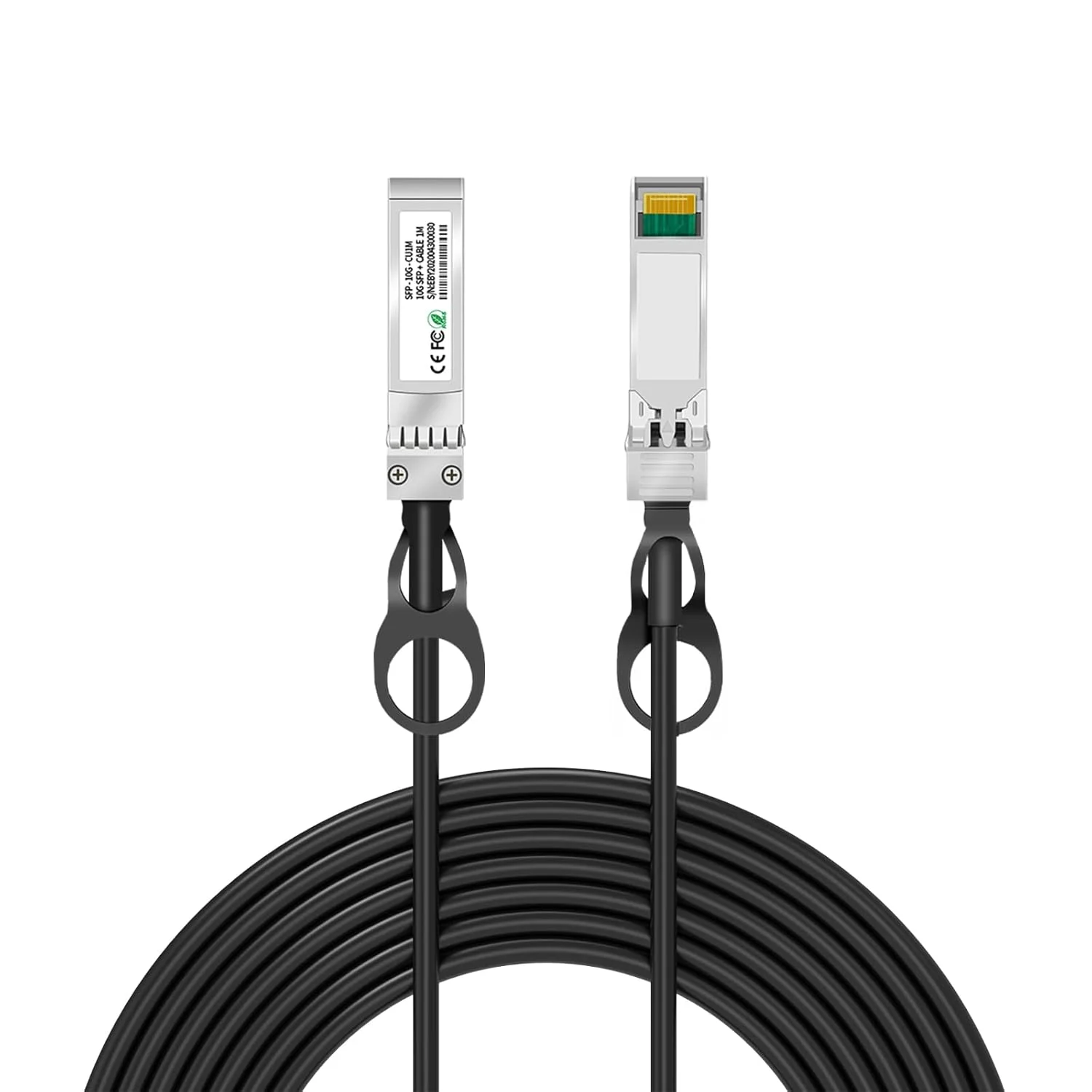 کابل دوقلو 10G SFP+ DAC، سازگار با دستگاه‌های Extreme، کابل مسی پسیو اتصال مستقیم SFP+ به SFP، کابل پرسرعت DAC (3 متر/9.8 فوت)، کابل استکینگ 10GBASE-CU