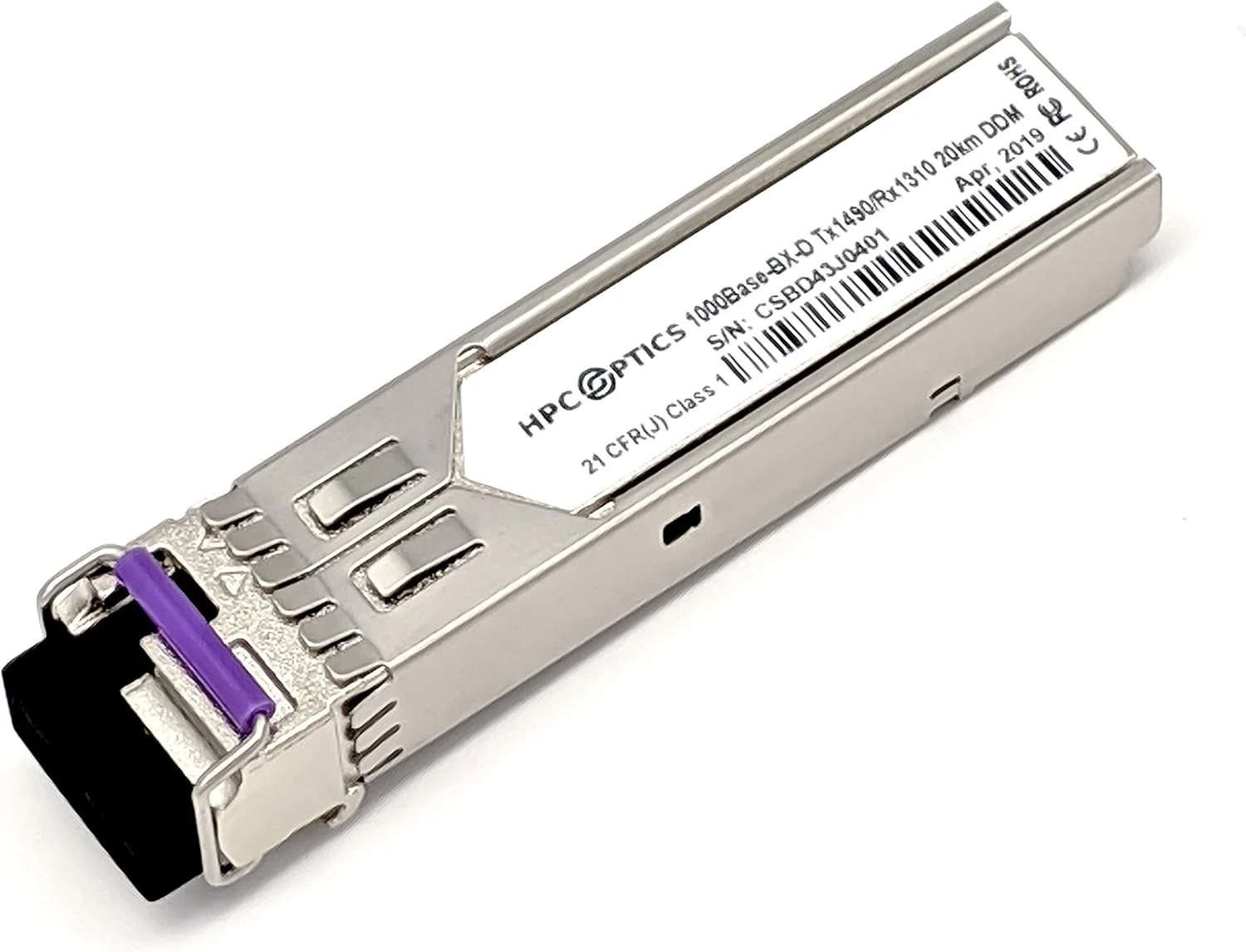 فرستنده و گیرنده سازگار با Brocade E1MG-BXD SFP دو طرفه