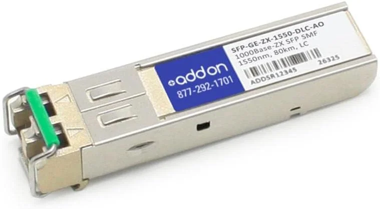 فرستنده و گیرنده SFP مدل Zhone SFP-GE-ZX-1550-DLC-AO، ارائه دهنده 1000Base-ZX