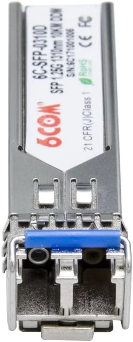 فرستنده و گیرنده 1.25G SFP، گیگابیتی 1000BASE-LX LC تک حالته، 1310nm SMF، تا 10 کیلومتر، برای سیسکو، نت گیر AGM732F، یوبیکویتی، ZTE و غیره