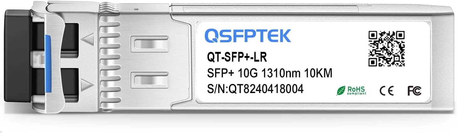 بسته چهارتایی فرستنده-گیرنده 10GBASE-LR، ماژول پچ 10G SFP+ به همراه کابل پچ فیبر OM3 LC به LC، کابل فیبر نوری چند حالته 10 گیگابیتی دوبلکس LC-LC 50/125um