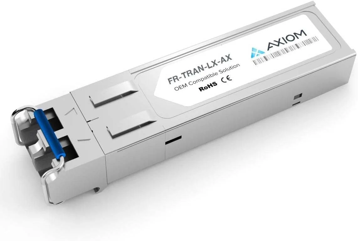 ماژول فرستنده و گیرنده Axiom FR-TRAN-ZX-AX SFP (Mini-Gbic) (معادل: Fortinet FR-Tran-Zx) - گیگ اترنت - 1000Base-Zx - LC Single-Mode - تا 100 کیلومتر - 1550 نانومتر